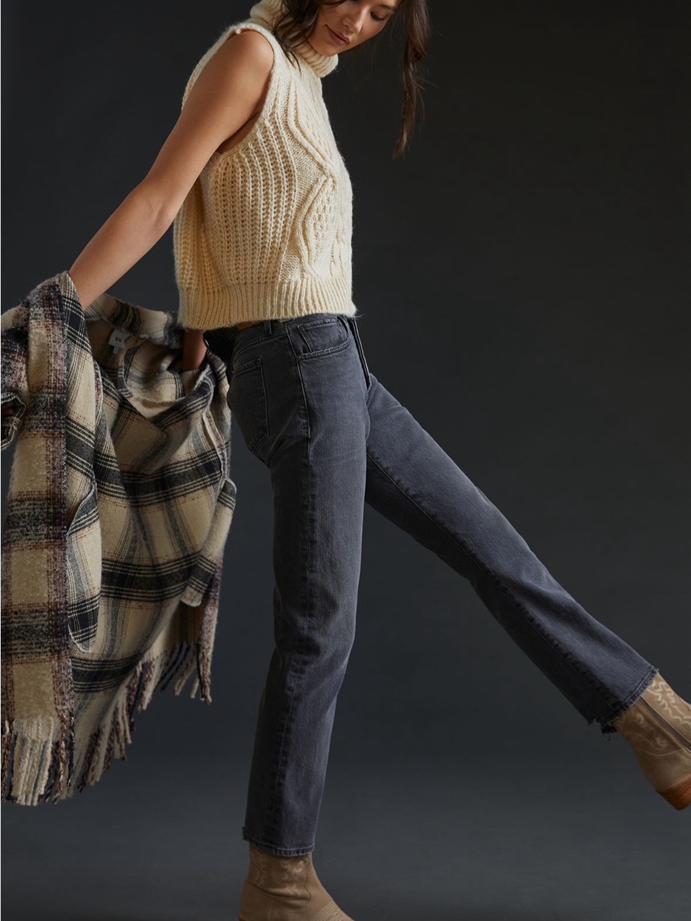 Citizens of Humanity Emerson Women's Jeans in Charcoal Gray